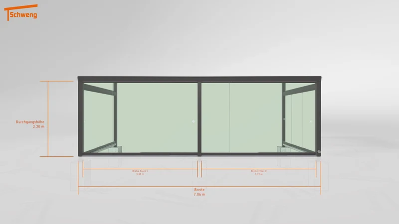 #DE Schweng Terrassenüberdachung S400 (ID 338z95) #MTG