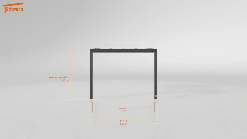 #DE Schweng Terrassenüberdachung S350 (ID qdxddp)