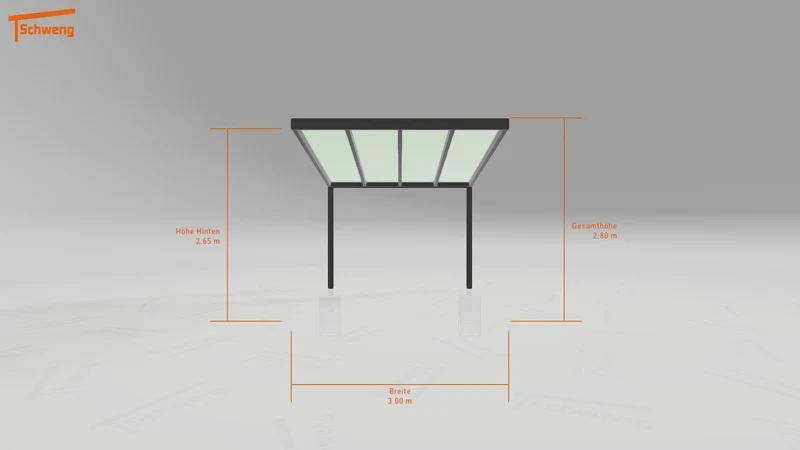 #DE Schweng Terrassenüberdachung S350 (ID qdxddp)
