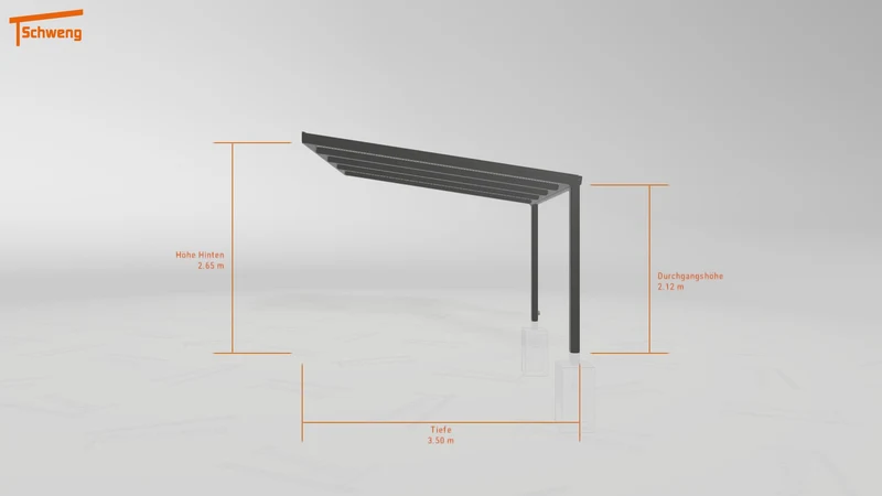 #DE Schweng Terrassenüberdachung S350 (ID qdxddp)