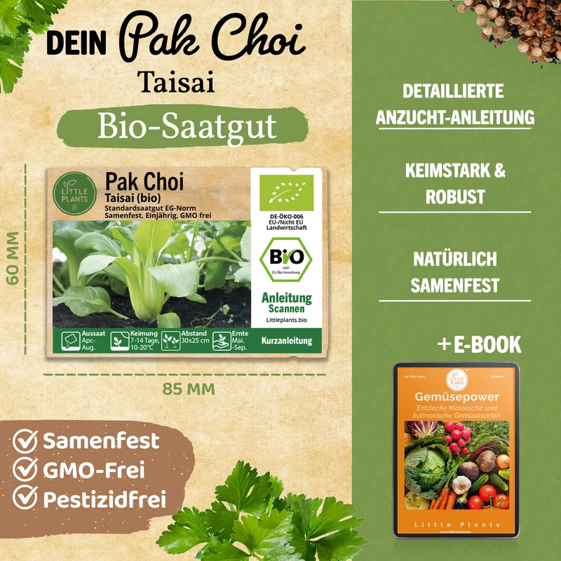 Bio-Pak Choi (Taisai)