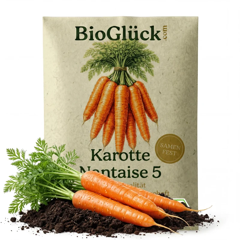 Bio-Karotte & Möhre 'Nantaise 5' – Samenfestes Bio-Saatgut