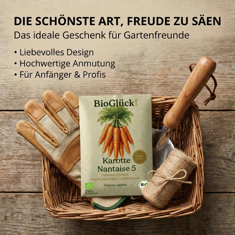 Bio-Karotte & Möhre 'Nantaise 5' – Samenfestes Bio-Saatgut