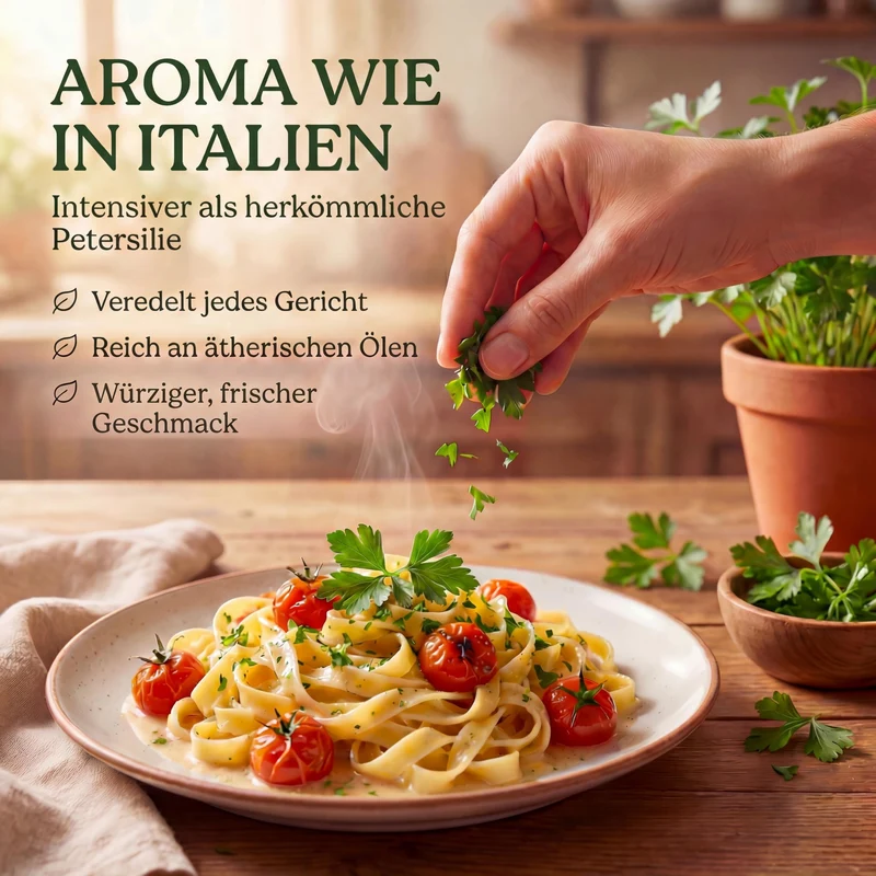Bio-Petersilie 'Gigante d’Italia' – Samenfestes Bio-Saatgut