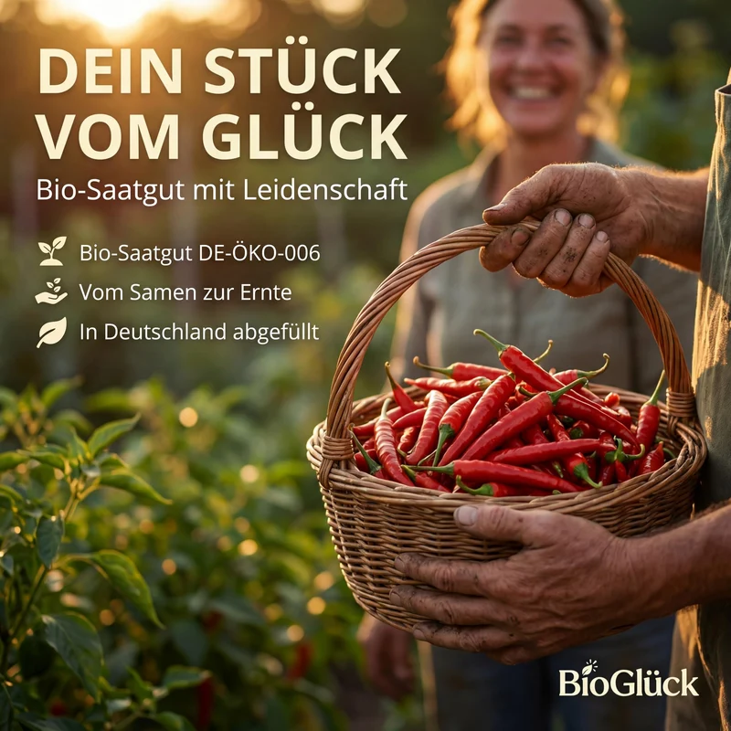 Bio-Chili 'De Cayenne' – Samenfestes Bio-Saatgut