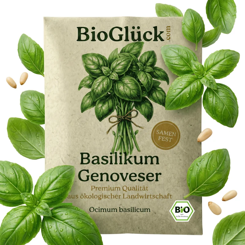 Bio-Basilikum 'Genoveser' – Samenfestes Bio-Saatgut
