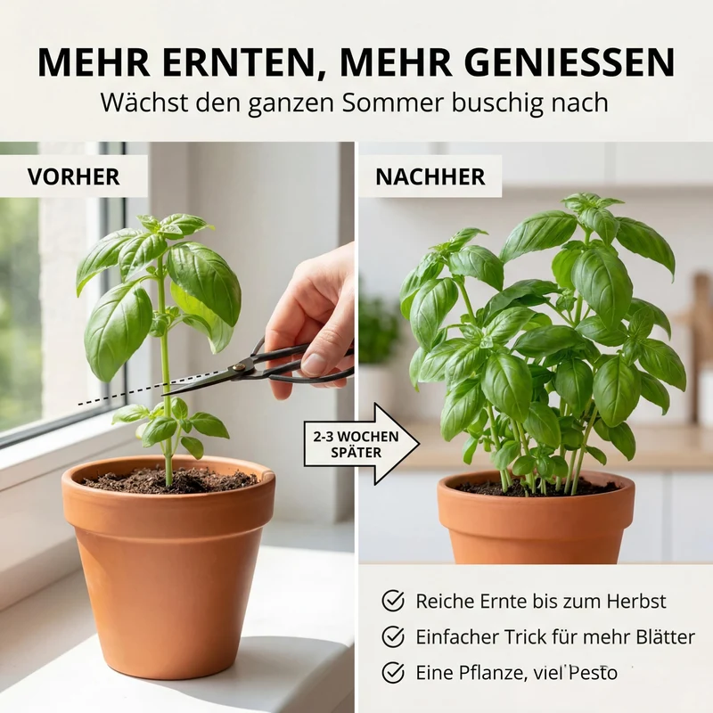 Bio-Basilikum 'Genoveser' – Samenfestes Bio-Saatgut