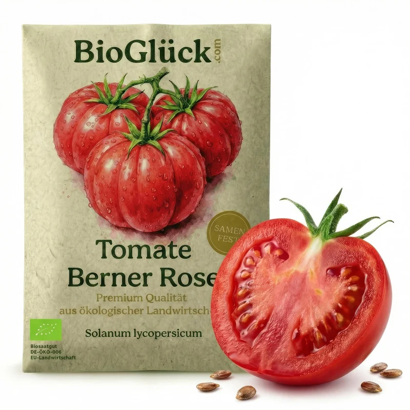 Bio-Tomate 'Berner Rose' – Samenfestes Bio-Saatgut