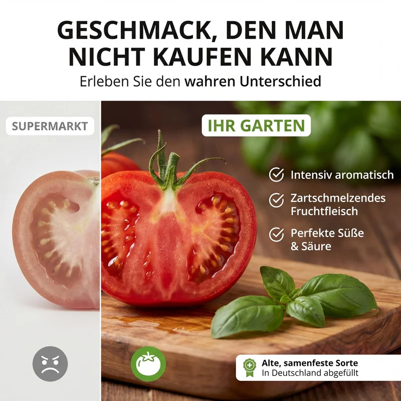 Bio-Tomate 'Berner Rose' – Samenfestes Bio-Saatgut
