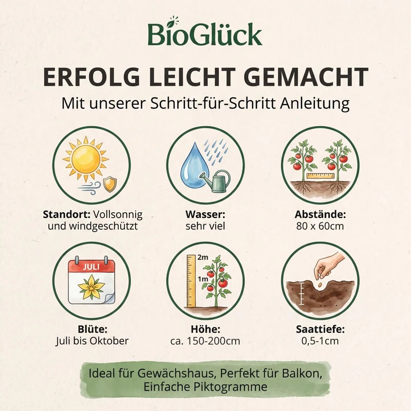 Bio-Tomate 'Berner Rose' – Samenfestes Bio-Saatgut
