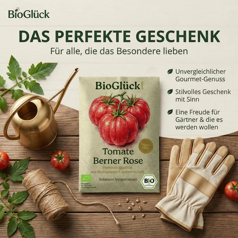 Bio-Tomate 'Berner Rose' – Samenfestes Bio-Saatgut