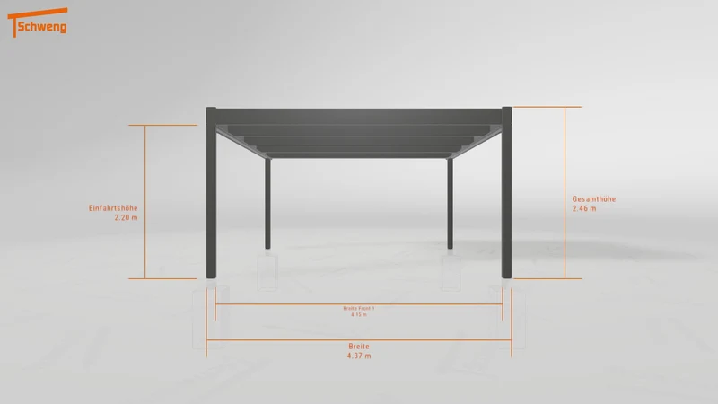 #DE Schweng Flachdachcarport C600 (ID x7p7md) #MTG
