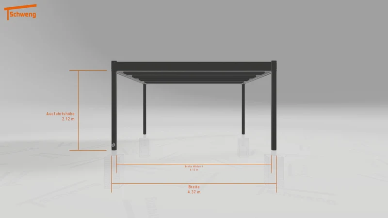 #DE Schweng Flachdachcarport C600 (ID x7p7md) #MTG