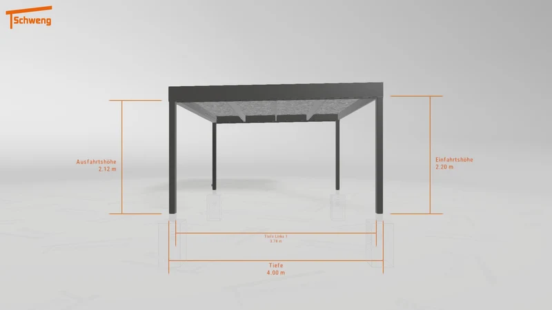 #DE Schweng Flachdachcarport C600 (ID x7p7md) #MTG