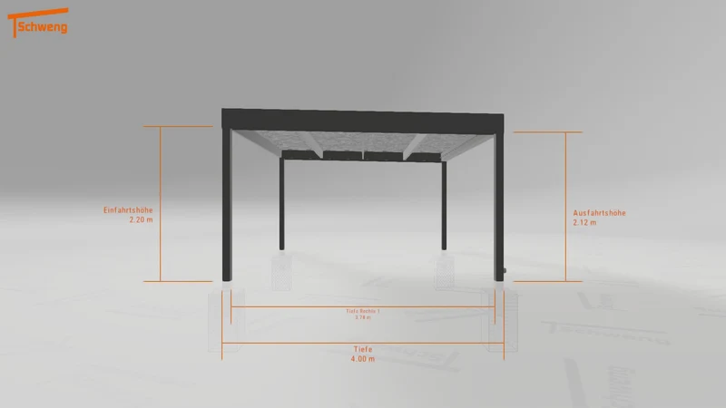 #DE Schweng Flachdachcarport C600 (ID x7p7md) #MTG