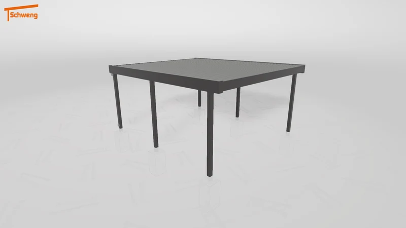 #AT Schweng Flachdachcarport C600 (ID 77j78p)