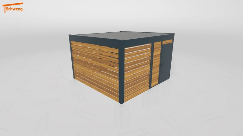 #DE Schweng Flachdachcarport C600 (ID 2qyqpr) #MTG