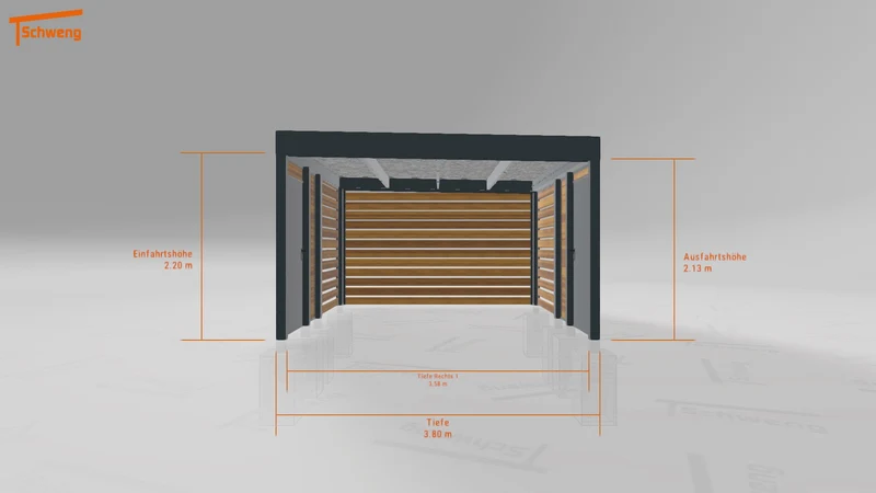#DE Schweng Flachdachcarport C600 (ID 2qyqpr) #MTG