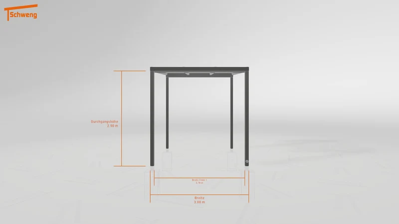 #DE Schweng Pultdachcarport S350 (ID dv4vyy) #MTG