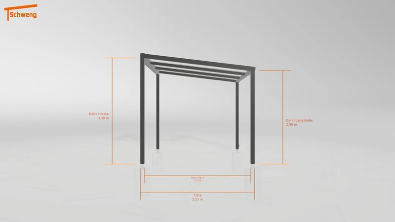 #DE Schweng Pultdachcarport S350 (ID dv4vyy) #MTG