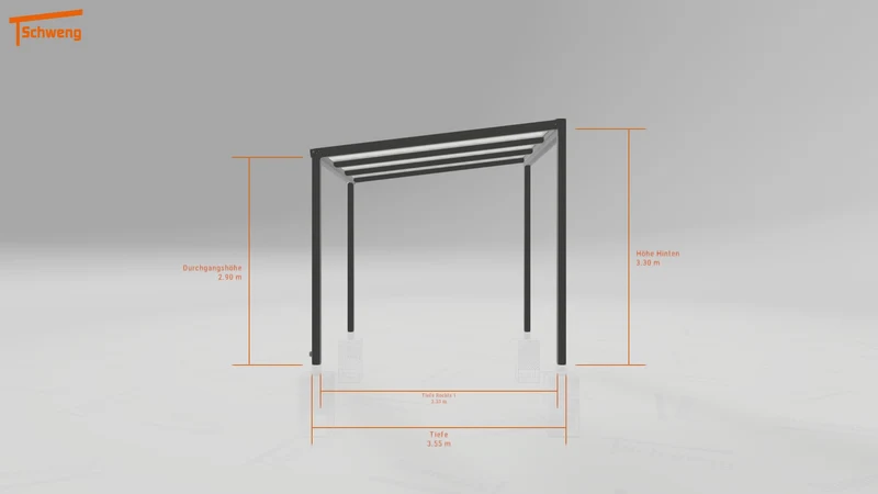 #DE Schweng Pultdachcarport S350 (ID dv4vyy) #MTG