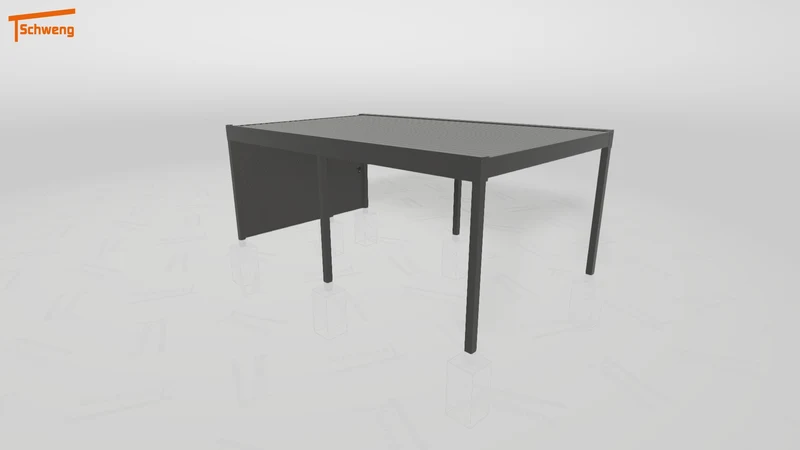 #AT Schweng Flachdachcarport C600 (ID k242zj) #MTG