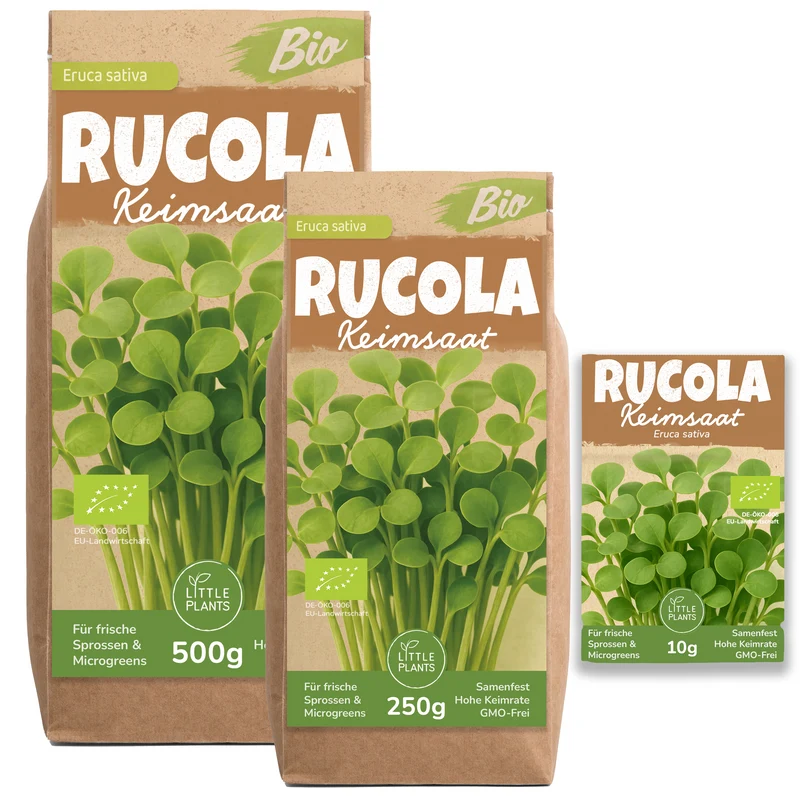 Bio Rucola Keimsaat 250g und 500g