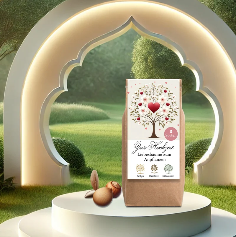 Liebesbäume zum Anpflanzen, Geschenk zur Hochzeit