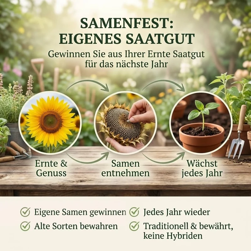 Bio-Saatgut Komplettset "Unsere Besten" – 10 Sorten Selbstversorger-Box