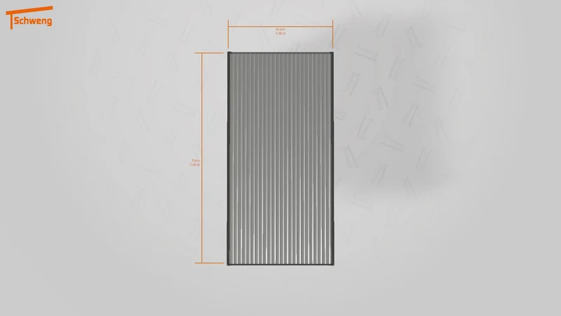 #DE Schweng Flachdachcarport C600 (ID 8523kw)