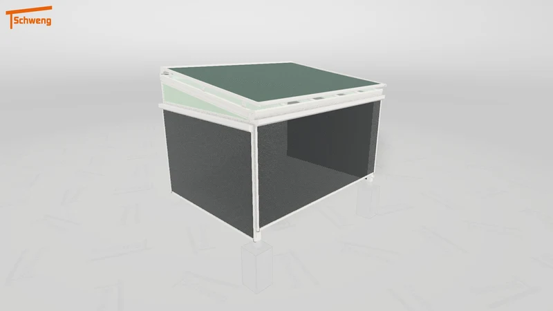#DE Schweng Terrassenüberdachung S400 (ID 4274bg)