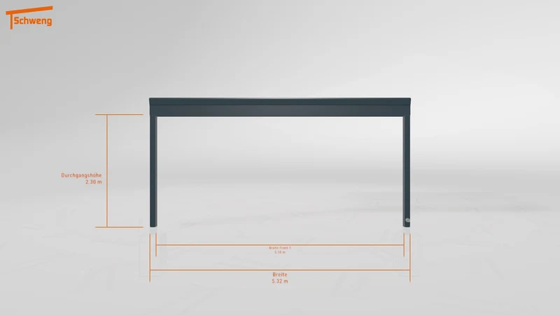 #DE Schweng Terrassenüberdachung S400 (ID rj8p9k)