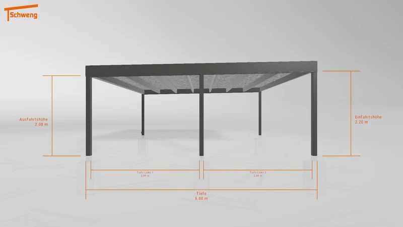 #DE Schweng Flachdachcarport C600+ (ID 5mxmk3) #MTG