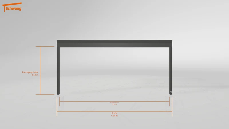 #DE Schweng Pultdachcarport S400 (ID dv478b)
