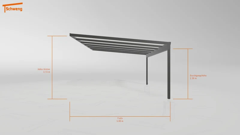 #DE Schweng Pultdachcarport S400 (ID dv478b)
