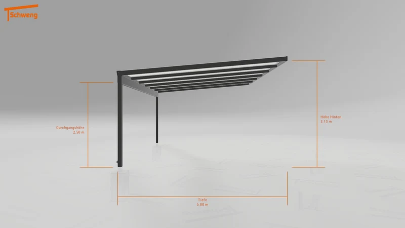 #DE Schweng Pultdachcarport S400 (ID dv478b)