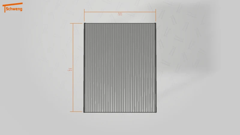 #DE Schweng Flachdachcarport C600 (ID bk4k43)