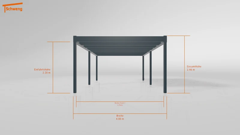 #DE Schweng Flachdachcarport C600 (ID 77j7j5) #MTG