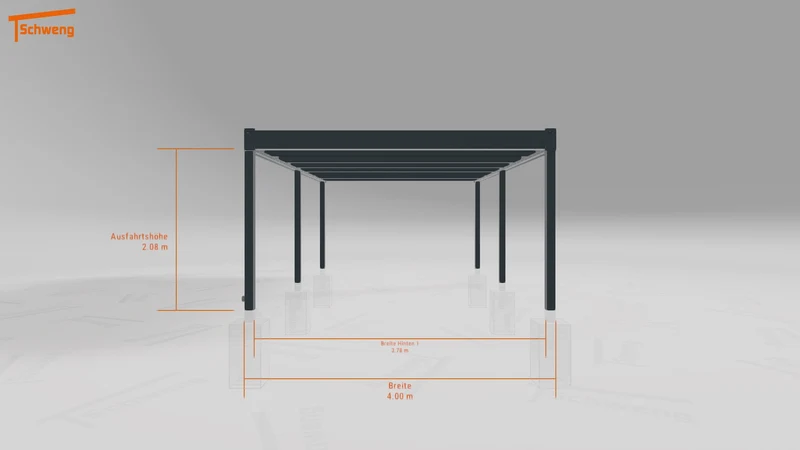 #DE Schweng Flachdachcarport C600 (ID 77j7j5) #MTG