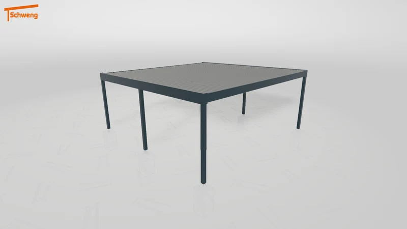 #DE Schweng Flachdachcarport C600 (ID 9wzwz5)