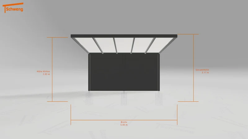 #DE Schweng Pultdachcarport S350 (ID 77j7j7) #MTG