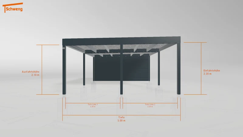 #DE Schweng Flachdachcarport C600 (ID 5mwb3k) #MTG