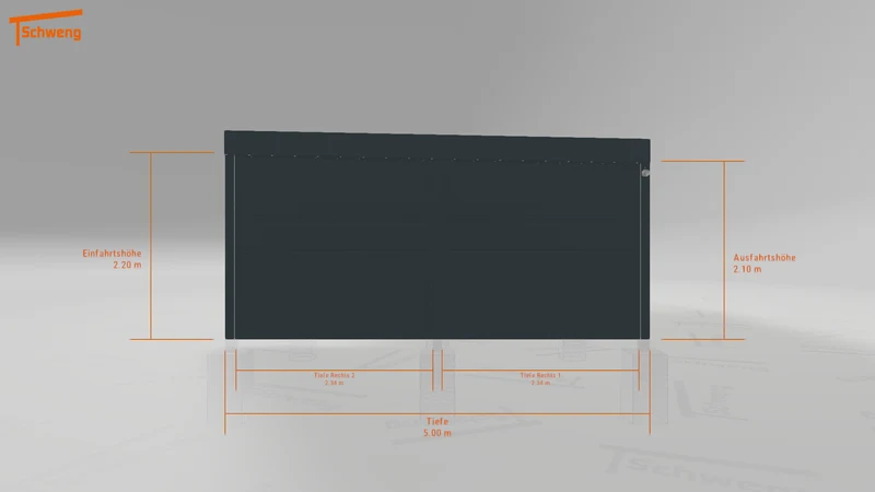#DE Schweng Flachdachcarport C600 (ID 5mwb3k) #MTG