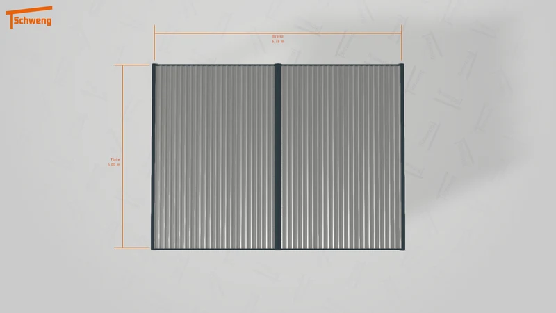 #DE Schweng Flachdachcarport C600 (ID 5mwb3k) #MTG