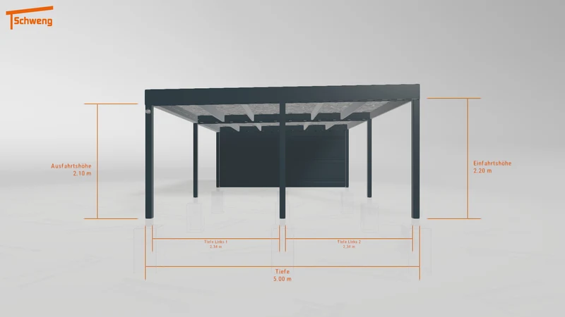 #DE Schweng Flachdachcarport C600 (ID ygnbq4) #MTG