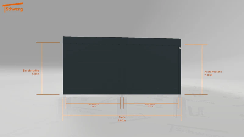 #DE Schweng Flachdachcarport C600 (ID ygnbq4) #MTG