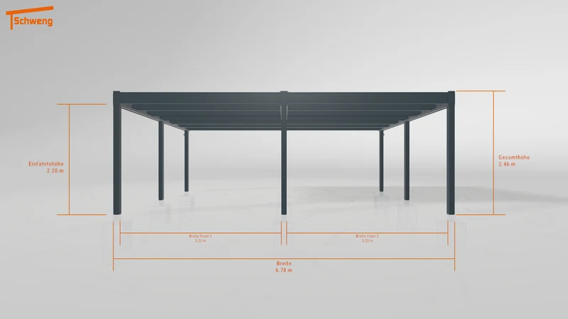 #DE Schweng Flachdachcarport C600 (ID n5xrz7) #MTG