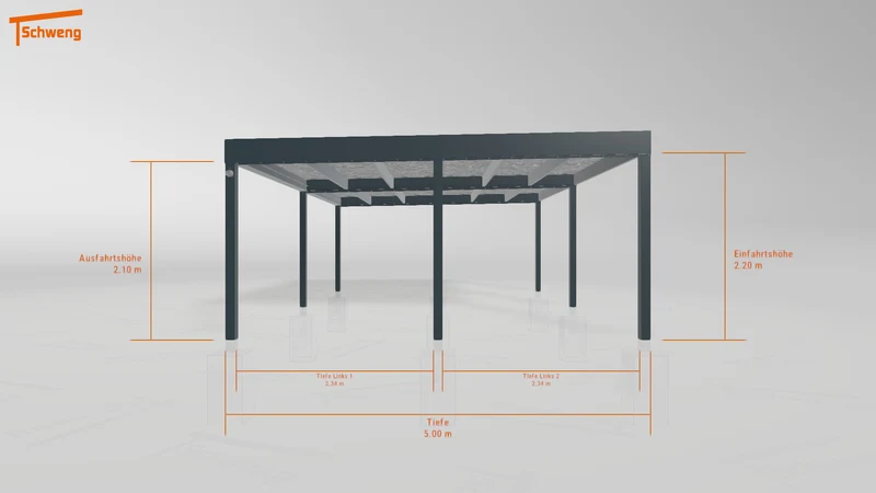 #DE Schweng Flachdachcarport C600 (ID n5xrz7) #MTG