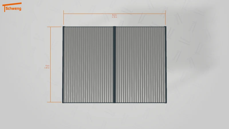 #DE Schweng Flachdachcarport C600 (ID n5xrz7) #MTG
