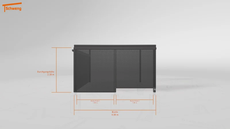 #DE Schweng Terrassenüberdachung S400 (ID pbjyby)